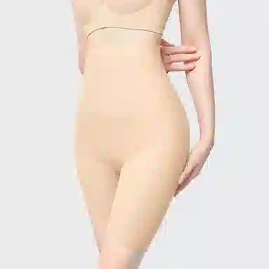 润微 纯色高腰简约薄款塑身裤 女款