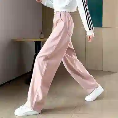 【dme】 新款气质纯色抽绳休闲裤 女款