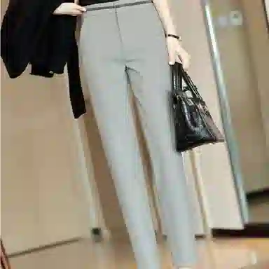 【dme】 纯色休闲气质高级感西装裤 女款 灰色