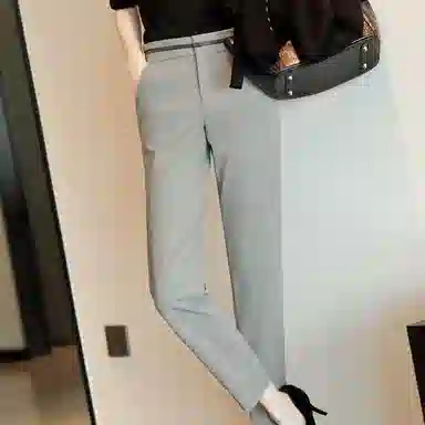 【dme】 纯色休闲气质高级感西装裤 女款 灰色