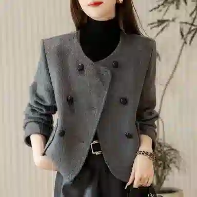 【dme】 纯色气质保暖高级感大衣 女款