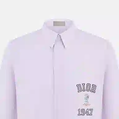 DIOR SS24 Logo Shirt Pink