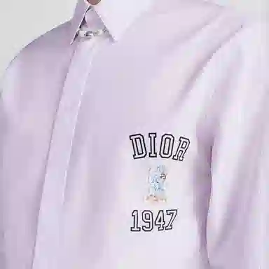 DIOR SS24 Logo Shirt Pink
