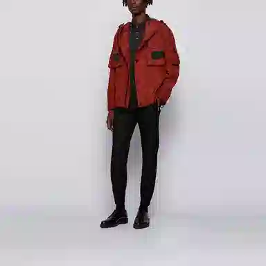 HUGO BOSS Long Sleeve Polo Black