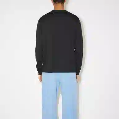 Acne Studios Geometric Crewneck FW23 Black