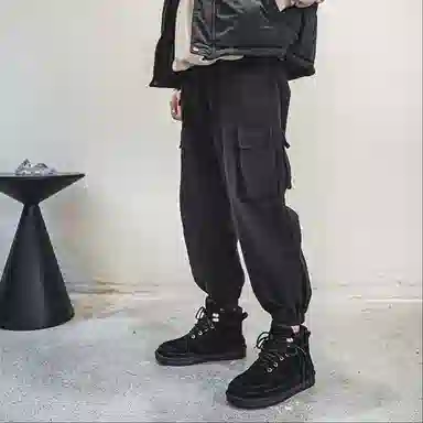 牛反绒 保暖防滑 加绒加厚百搭通勤 短筒 雪地靴 男款