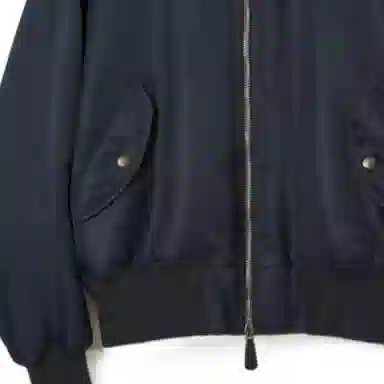 Burberry SS23 Logo Print Bomber Jacket Navy