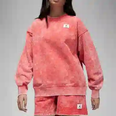 Jordan Flight Crewneck Pullover Red