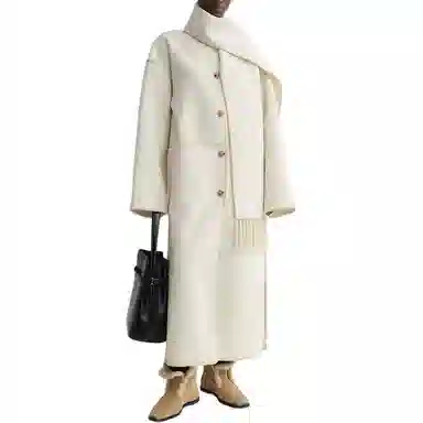 TOTEME Long Coat Ivory