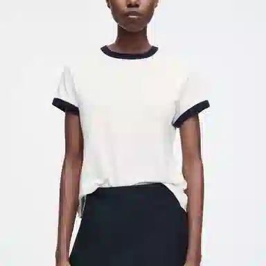 COS Colorblock Slim Crew Neck T-Shirt