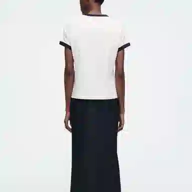 COS Colorblock Slim Crew Neck T-Shirt