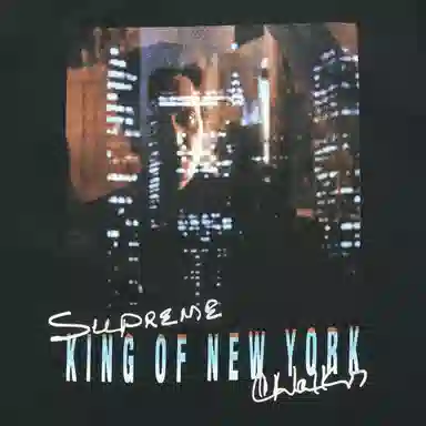 Supreme Christopher Walken King Of New York Tee Black