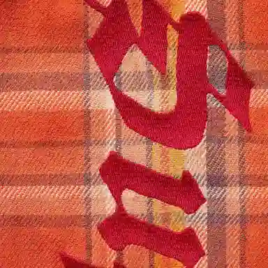 Supreme SS25 Old English Plaid Flannel Shirt