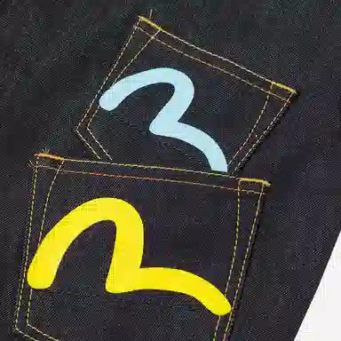 EVISU 2024 Seagull Print Jeans