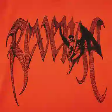 Revenge Retro Logo T-Shirt Orange