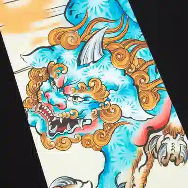 EVISU 23SS Black Shorts