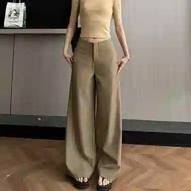 木清清 通勤时尚舒适简约西装裤 女款