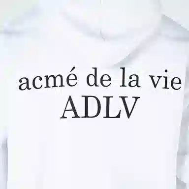 acme de la vie ADLV Boy Print Hoodie White