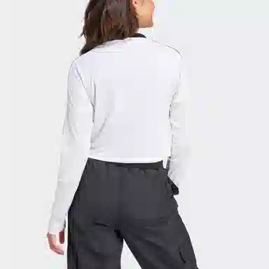 adidas Tiro 3-Stripes Long Sleeve Tee Logo T