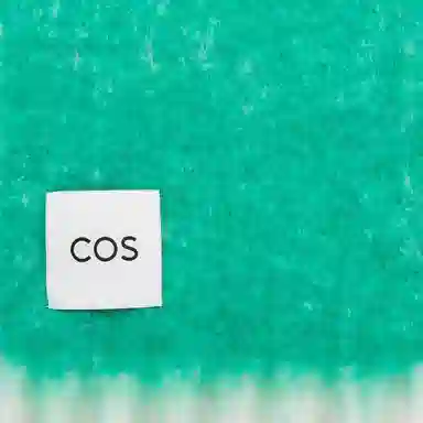 COS Mohair Scarf Green
