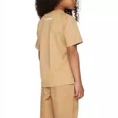 Burberry Check Print T-Shirt Kids Light Brown