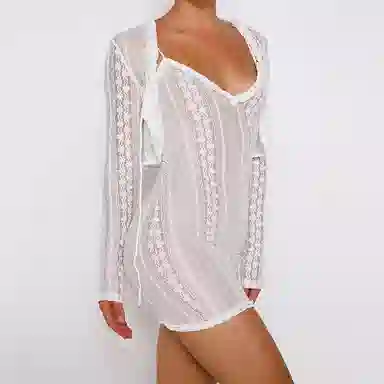 Tiger Mist Sopha Two Piece Dress White