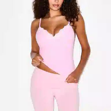 SKIMS Fits Everybody Lace Push-Up Cami