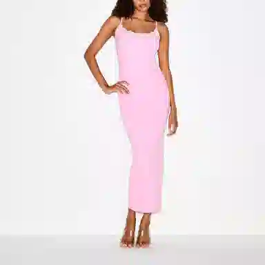 SKIMS Fits Everybody Lace Long Slip Dress