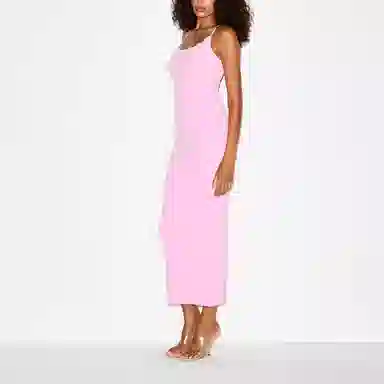 SKIMS Fits Everybody Lace Long Slip Dress