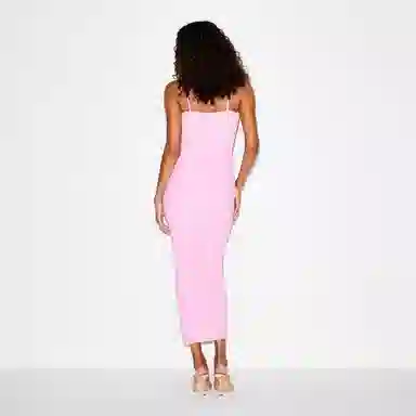 SKIMS Fits Everybody Lace Long Slip Dress