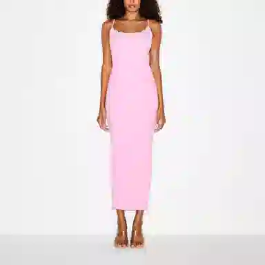 SKIMS Fits Everybody Lace Long Slip Dress
