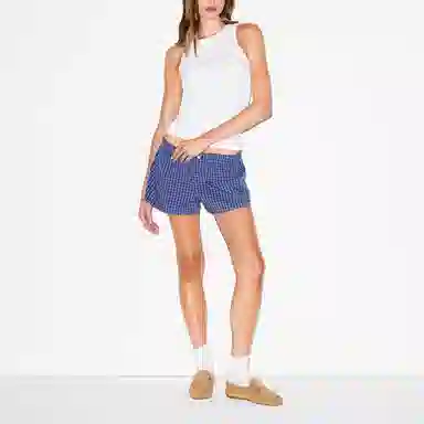 SKIMS FW25 COTTON POPLIN BOXER SLEEP SET