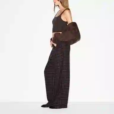 SKIMS FW25 FLANNEL SLEEP OVERSIZED PANT