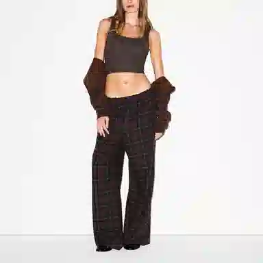 SKIMS FW25 FLANNEL SLEEP OVERSIZED PANT