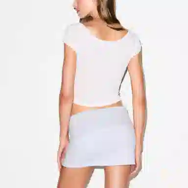 SKIMS ULTRA LIGHT JERSEY SCOOP NECK T-SHIRT FW25T