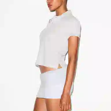 SKIMS FW25 WORN IN JERSEY POLO BABY TEE Polo