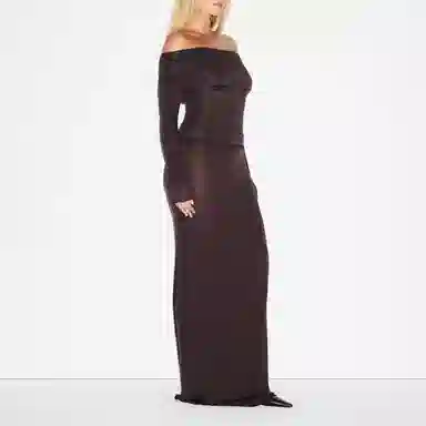 SKIMS SHEER MODAL OFF THE SHOULDER TOP FW25T