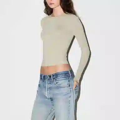 SKIMS SOFT SMOOTHING SEAMLESS LONG SLEEVE T-SHIRT FW25T