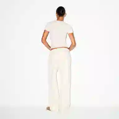 SKIMS Cotton Fleece Classic Straight Leg Pant