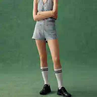 GOODBAI GB SS24 Blue Denim Shorts