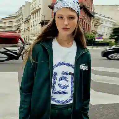 CLOT x LACOSTE FW24 White Tee