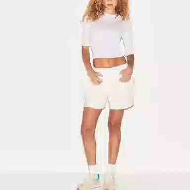 SKIMS WORN IN JERSEY SHRUNKEN BASEBALL TEE T