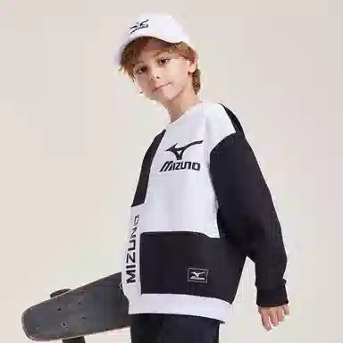 Mizuno Colorblock Pullover Sweatshirt Kids