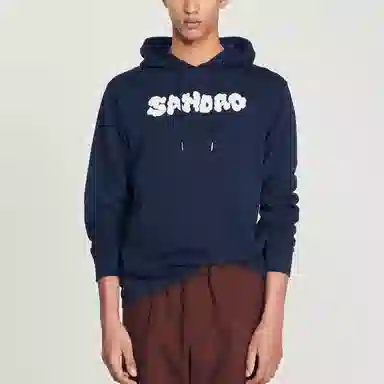 Sandro Hoodie Navy