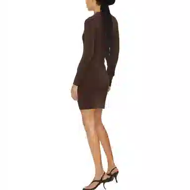 Alexander Wang FW22 Brown Dress
