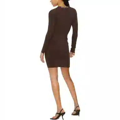 Alexander Wang FW22 Brown Dress
