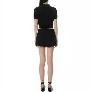 Alexander Wang Logo Polo Black