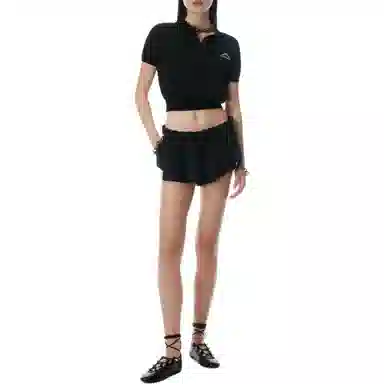 Alexander Wang Logo Polo Black