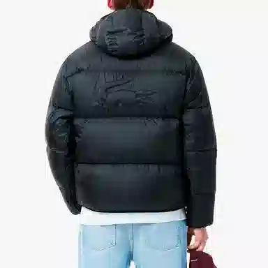 Lacoste Hooded Down Jacket Black