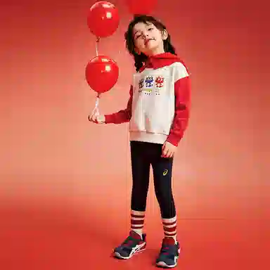 Asics x RUN Dragon Year Limited Urban Series Kids Leggings Black